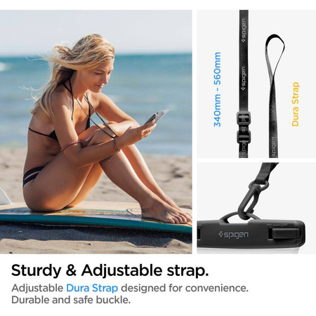 Spigen A601 UNIVERSELLES WASSERDICHTES GEHÄUSE KRISTALLKLAR