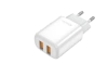 JELLICO ładowarka sieciowa EU02 2.4A 12W 2xUSB Biały