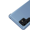 Clear View Case Hülle für Samsung Galaxy S22 Ultra blau
