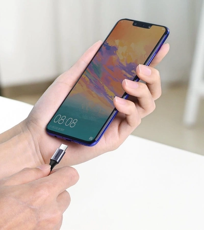 Ugreen USB Type C - USB Type C Power Delivery 60 W 20 V 3 A 1 m schwarz-graues Kabel (US255 50123)