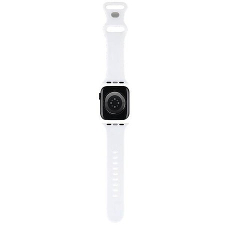 Hello Kitty Silikonarmband mit Schleifen und Streifen für Apple Watch 38/40/41 mm – Schwarz