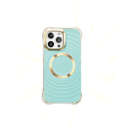 Nakładka Circle Glam Mag do iPhone 13 Pro Max 6,7" miętowa