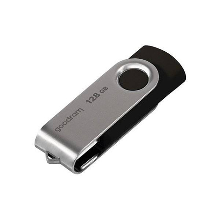 Goodram pendrive 128 GB pamięć USB 2.0 20 MB/s (od.) - 5 MB/s (zap.) czarny (UTS2-1280K0R11)