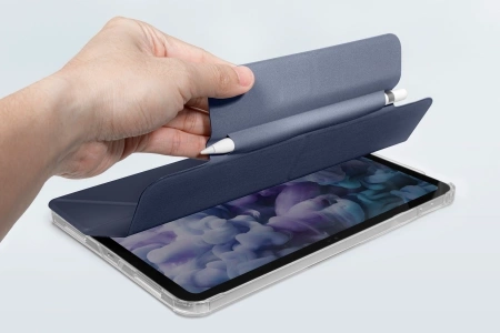 LAUT Huex Folio Case mit Apple Pencil Halter für iPad 10.9&quot; 10 (Gen.) - Marineblau