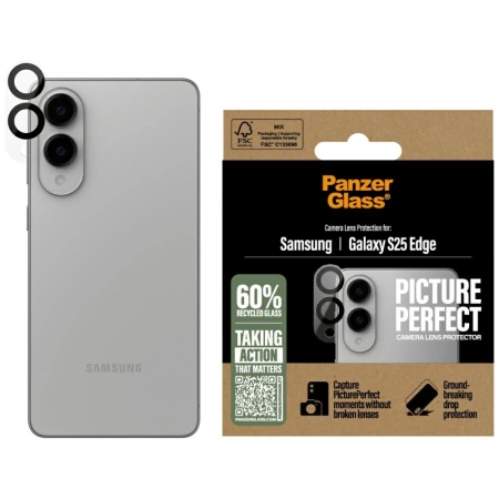 Szkło hartowane PanzerGlass PicturePerfect Lens Protector na Samsung Galaxy S25 Edge - przezroczyste