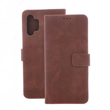 Etui Smart Velvet do Samsung Galaxy A06 5G brązowe