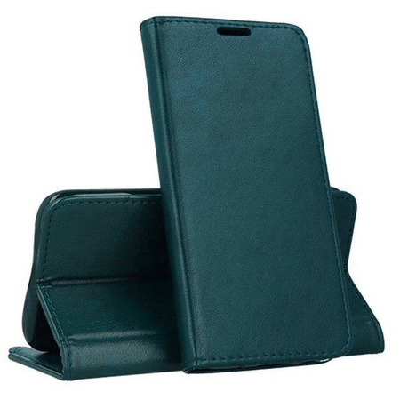Etui Smart Magnetic do Samsung Galaxy S24 FE ciemnozielone