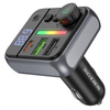 Borofone Transmiter FM BC50 Ascenso MP3, Bluetooth - 2xUSB + Typ C - QC 3.0 PD 38W czarny