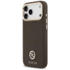 Guess Grained Strass Logo MagSafe Case für iPhone 17 Pro Max - Braun