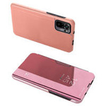 Clear View Case Flip Cover for Poco M4 Pro 5G pink
