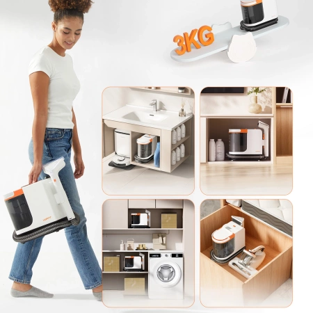 Odkurzacz piorący UWANT B200-SE 12000Pa 450W czyszczenie parowe - biały