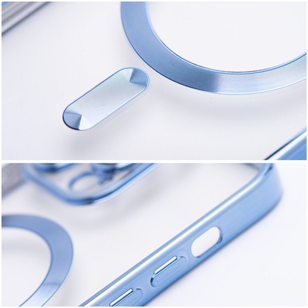 Futerał ELECTRO MAG COVER kompatybilny z MagSafe do SAMSUNG S25 FE niebieski