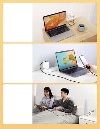 Ugreen USB Type C - USB Type C Power Delivery 60 W 20 V 3 A 1 m schwarz-graues Kabel (US255 50123)