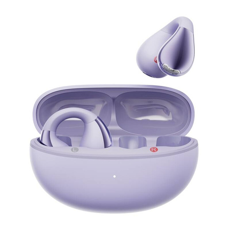 Słuchawki QCY Crossky Clip T33 (fioletowe)