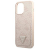Schutzhülle IPHONE 13 PRO Guess Hardcase 4G Triangle Logo Cardslot (GUHCP13LP4TPP) rosa