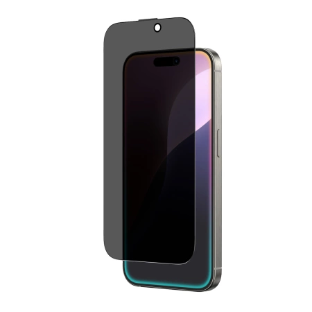 AmazingThing Titan Privacy Glass Sichtschutz Panzerglas für iPhone 16 Plus