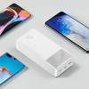 Baseus Bipow powerbank with display 30000mAh 15W white (Overseas Edition) + USB-A - Micro USB cable 0.25m white (PPBD050202)