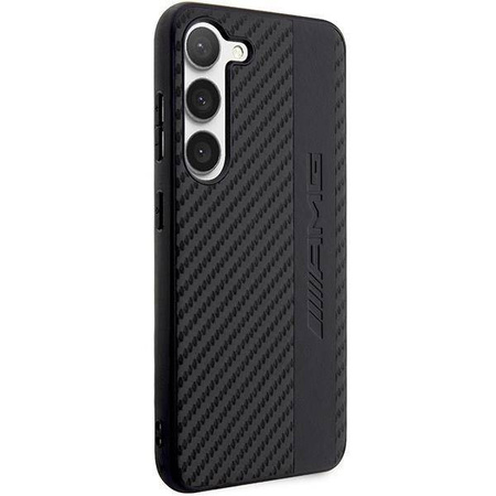 AMG AMHCS23MBLSCA S23+ S916 schwarz/schwarz Hardcase Carbon Stripe&Embossed