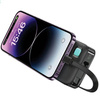 USAMS Powerbank with retractable cable Retractable Lightning 10000 mAh PD 20W Fast Charge XY Series purple/purple 10KCD22503 (US-CD225)