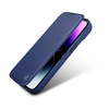 iCarer CE Premium Leather Folio Case for iPhone 14 Plus Flip Magnetic MagSafe Blue (WMI14220715-BU)