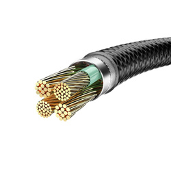 VEGER kabel USB do Apple Lightning 8-pin 2,4A 2,0 V105 1,2m czarny