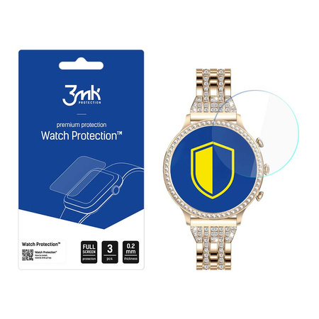 Manta Diamond Lusso Gold SWD01GD - 3mk Watch Protection FlexibleGlass