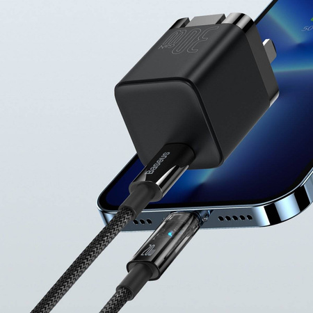 Baseus Explorer Series Kabel USB Typ C - Lightning 20W 1m blau (CATS000003)
