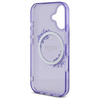 Original Handyhülle IPHONE 16 Guess Hardcase IML Flowers Wreath MagSafe (GUHMP16SHFWFCU) violett