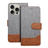 Kabura JEANS Book do IPHONE 16 Pro Max szary