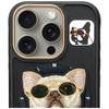 Etui Nimmy Glasses Cool Dog MagSafe do    iPhone 16 Pro Max czarny
