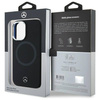 Original Handyhülle IPHONE 16 Mercedes Hardcase Silicone Tonal Logo MagSafe (MEHMP16S23SUTTK) schwarz