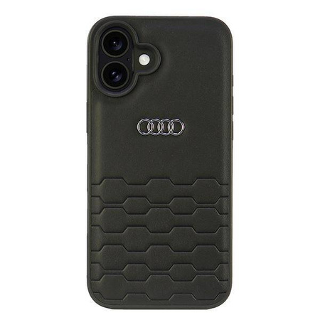 Audi nakładka Synthetic Leather do iPhone 16 Plus 6.7" czarna