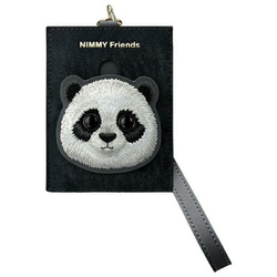 Nimmy portfel na karty czarny/black Glasses Panda