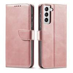 Magnethülle Elegant Case Cover Flip Cover Samsung Galaxy S22+ (S22 Plus) Pink