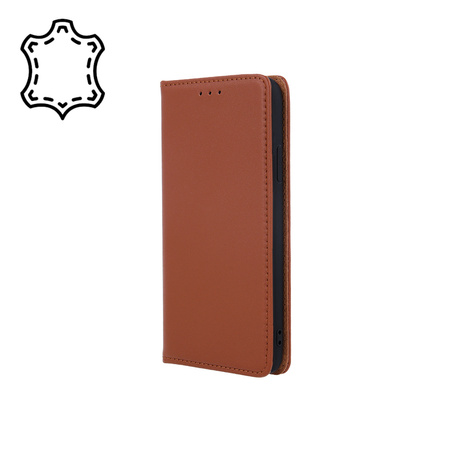 Etui skórzane Smart Pro do iPhone 16 6,1&quot; brązowe