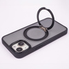 Nakładka Mag Ring Rotating do iPhone 15 6,1" czarna