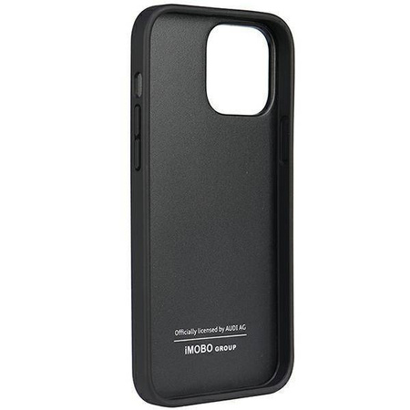 Audi Genuine Leather iPhone 13 Pro / 13 6.1&quot; black/black hardcase AU-TPUPCIP13P-Q8/D1-BK