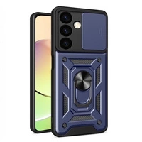 Etui Hybrid Armor Camshield do Samsung Galaxy A15 pancerne z osłoną na aparat - niebieskie