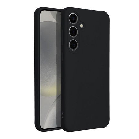 Etui do Samsung S24+ (Plus) czarne + Szkło na ekran + Szkło na aparat	