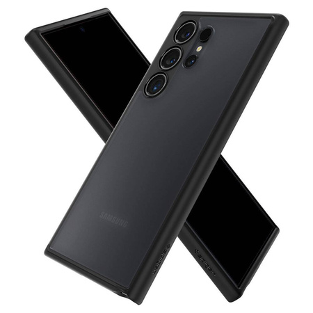 Etui Spigen Ultra Hybrid na Samsung Galaxy S24 Ultra - przezroczysto-czarne