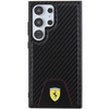 Oryginalne Etui FERRARI hardcase Carbon Stitched Bottom FEHCS24LN3PUK do Samsung Galaxy  S24 Ultra Czarny