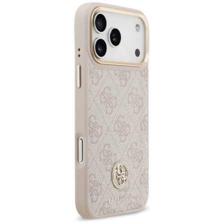 Guess 4G Strass Logo MagSafe Case für iPhone 17 Pro Max - Pink