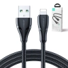 Joyroom cable USB - Lightning 2.4A Surpass Series 3 m black (S-UL012A11)