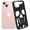 ETUI SKULL IPHONE 11 / XR, MATT BLACK / CZARNY