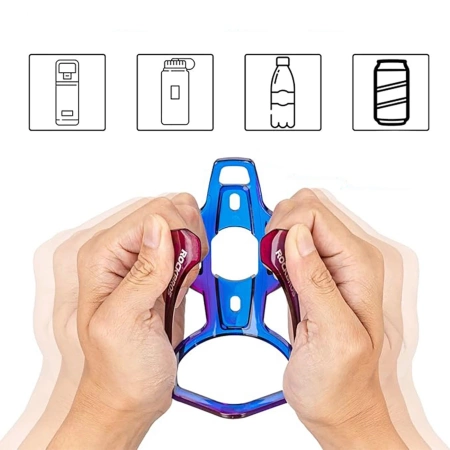 Rockbros FK338 Bike Bottle Holder - Blue and Purple