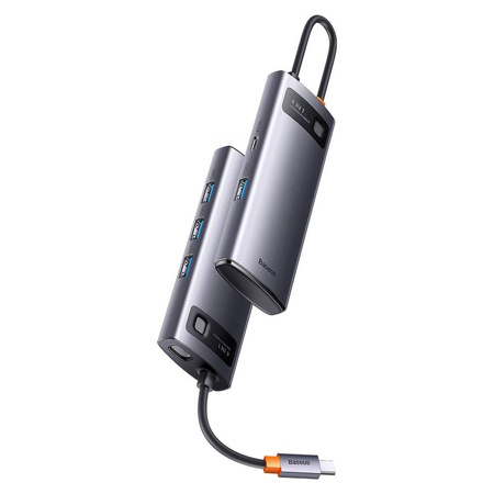 Baseus Metal Gleam Series 4 in 1 HUB Dockingstation USB Typ C – 4 x USB 3.2 Gen. 1 (WKWG070013)