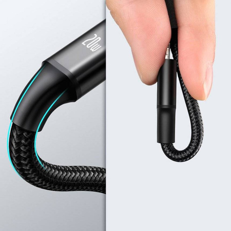 BASEUS RAPID 3IN1 TYPE-C & LIGHTNING & MICRO-USB CABLE PD20W 150CM BLACK