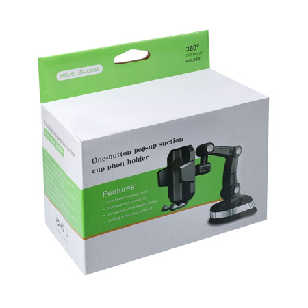 Uchwyt samochodowy uniwersalny do szyby na telefon SUPER STRONG ZP-X0566 HS5