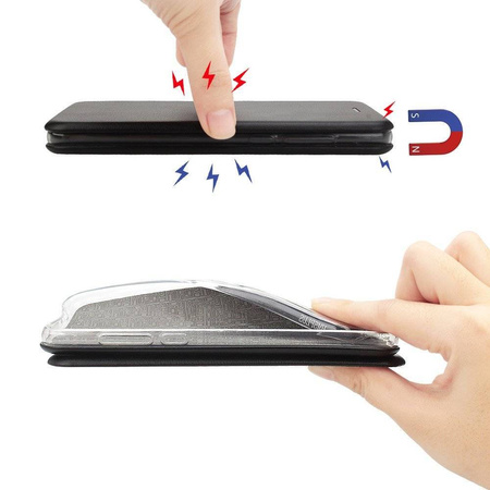 Etui XIAOMI REDMI NOTE 9S / NOTE 9 PRO portfel z klapką skóra ekologiczna Flip Elegance czarne