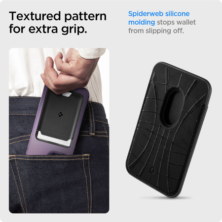 SPIGEN VALENTINUS PRO MAGSAFE WALLET BLACK